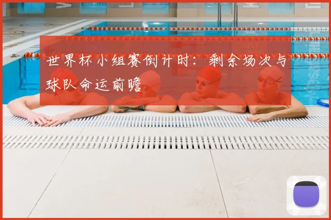 世界杯小组赛倒计时:剩余场次与球队命运前瞻
