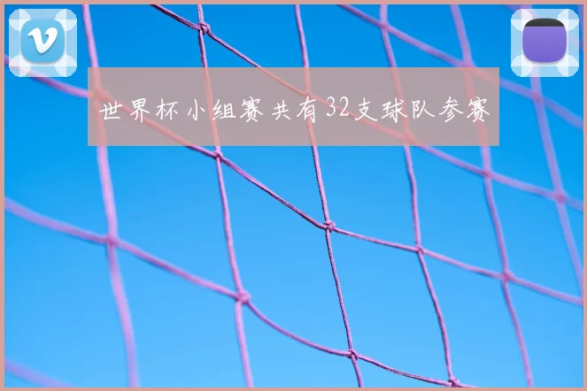 世界杯小组赛共有32支球队参赛