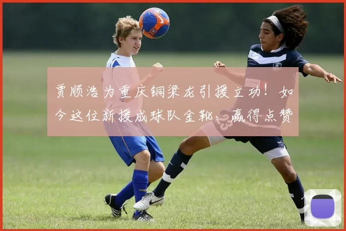 贾顺浩为重庆铜梁龙引援立功！如今这位新援成球队金靴，赢得点赞