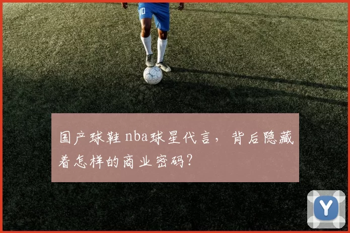 国产球鞋 nba球星代言，背后隐藏着怎样的商业密码？