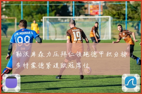 勒沃库森力压拜仁领跑德甲积分榜多特蒙德紧追欧冠席位